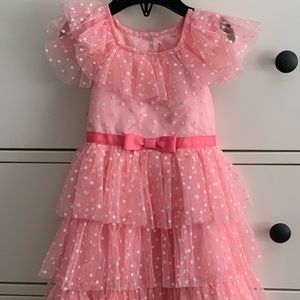 Baby girls tulle party tea dress